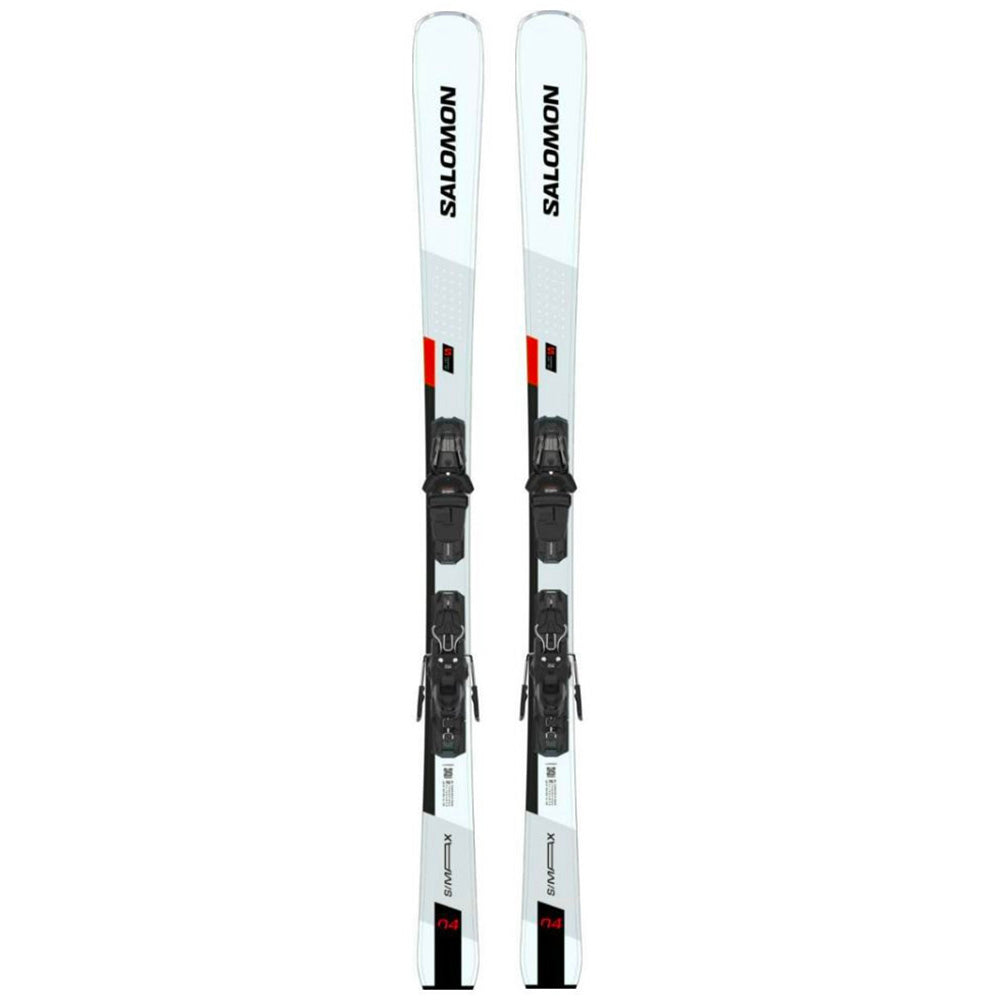 Sci Salomon S Max 4 / Bianco - Multicolor + Attacco M 10 GW L80