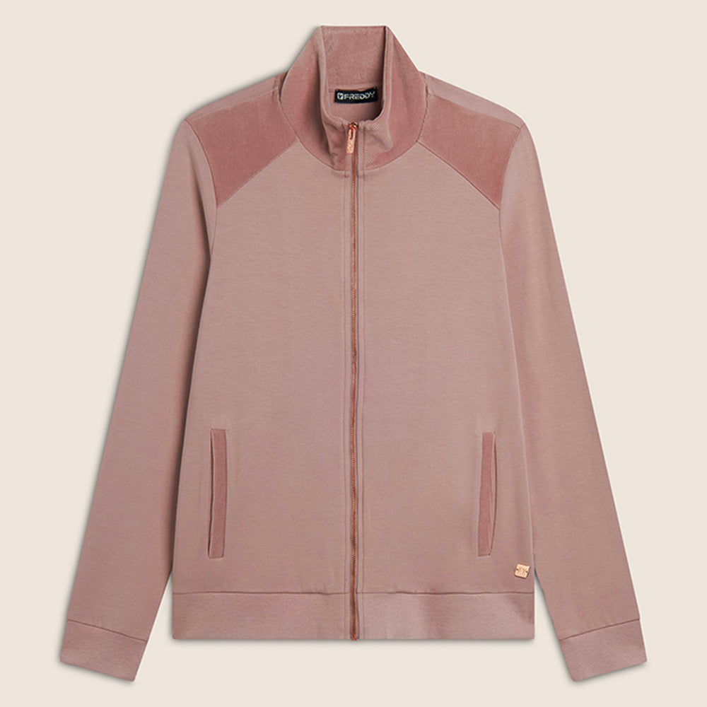 Freddy Hoodie Full Zip / Rosa