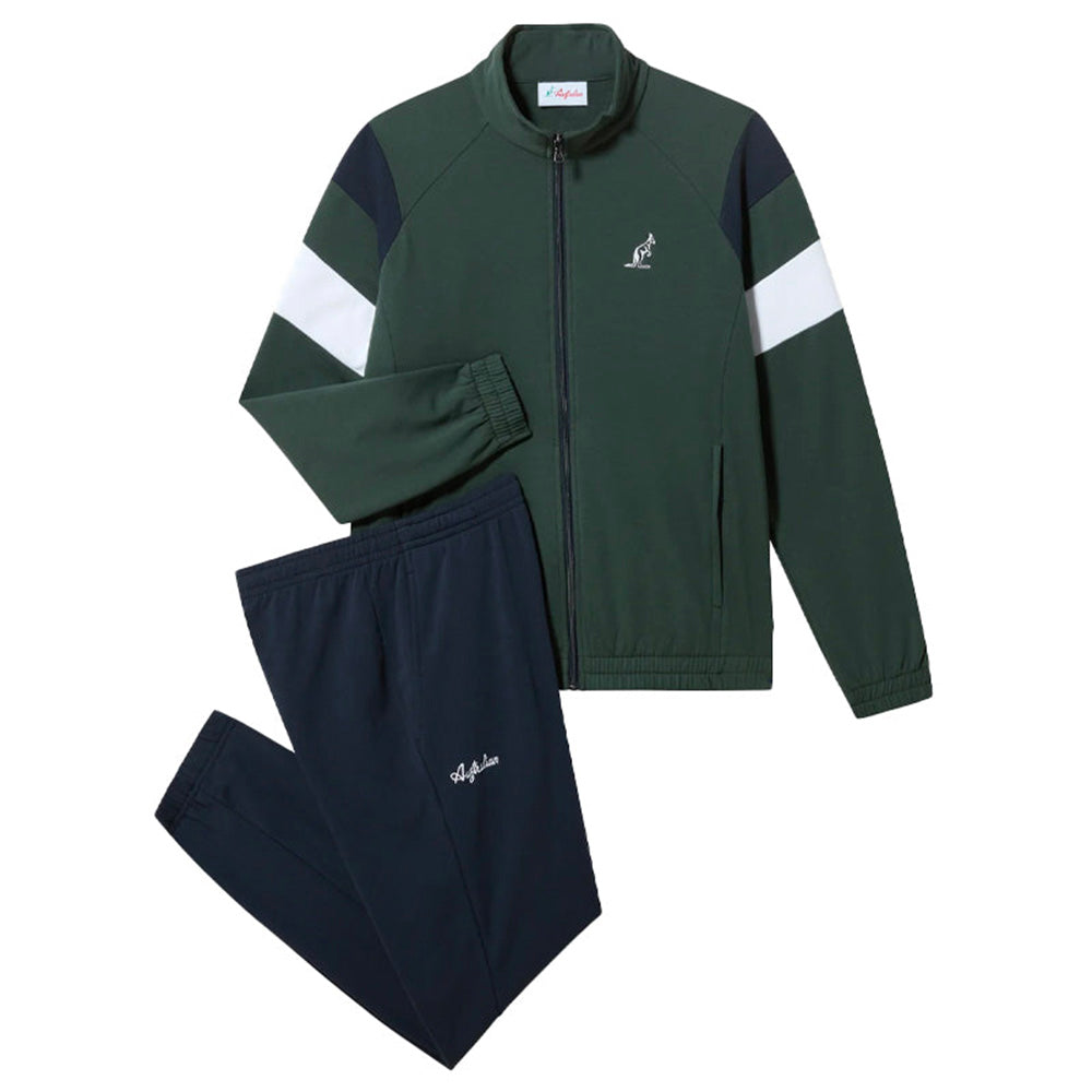 Tuta Gravity Elast Australian / Verde - Blu