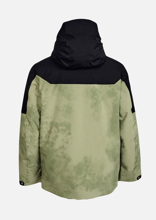 Watts Giacca da Sci / Acid Wash Olive