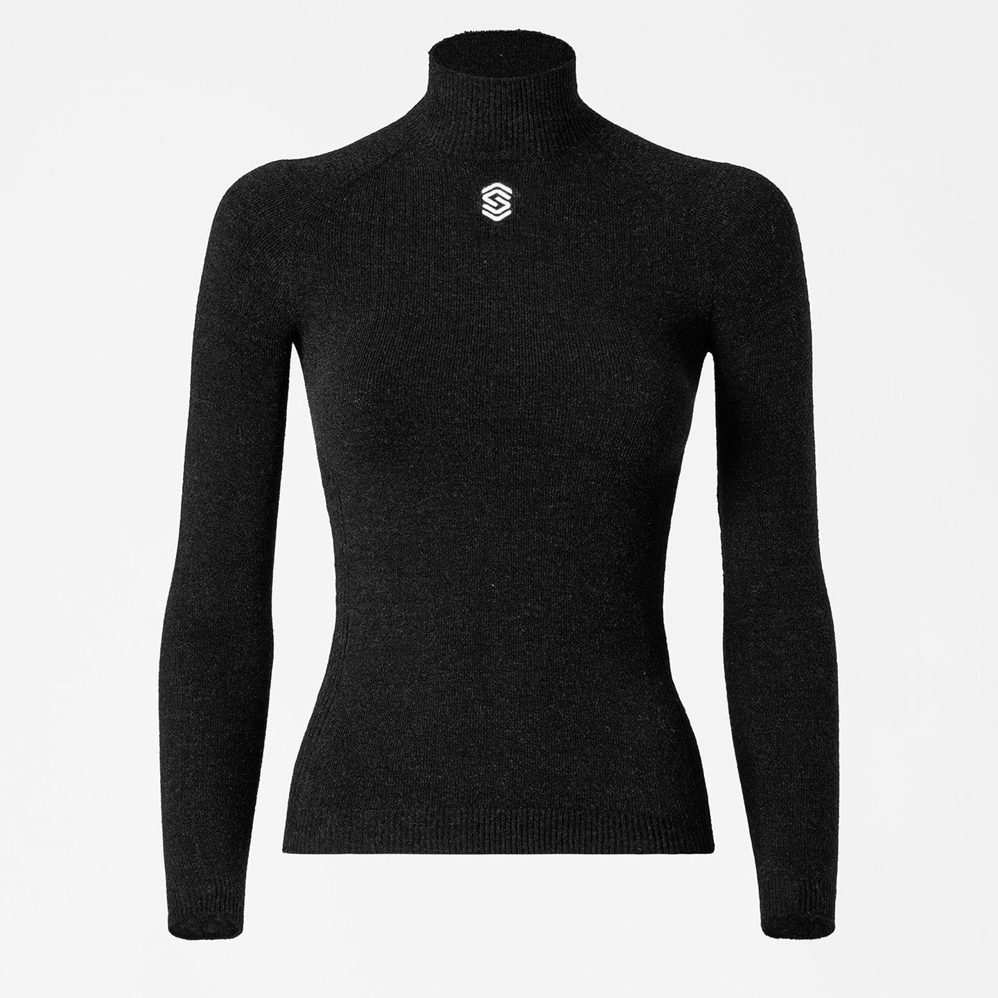 Maglia Termica Longsleeve High Neck Silverskin / Antracite