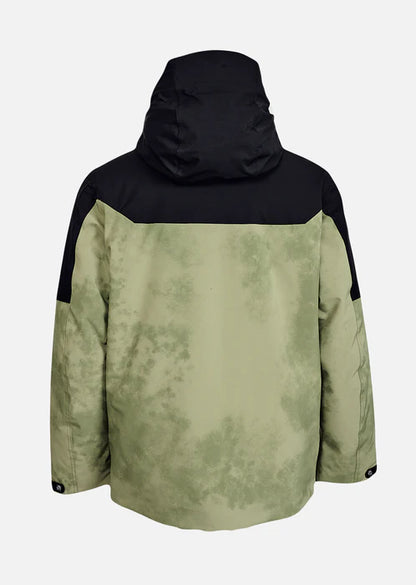 Watts Giacca da Sci / Acid Wash Olive