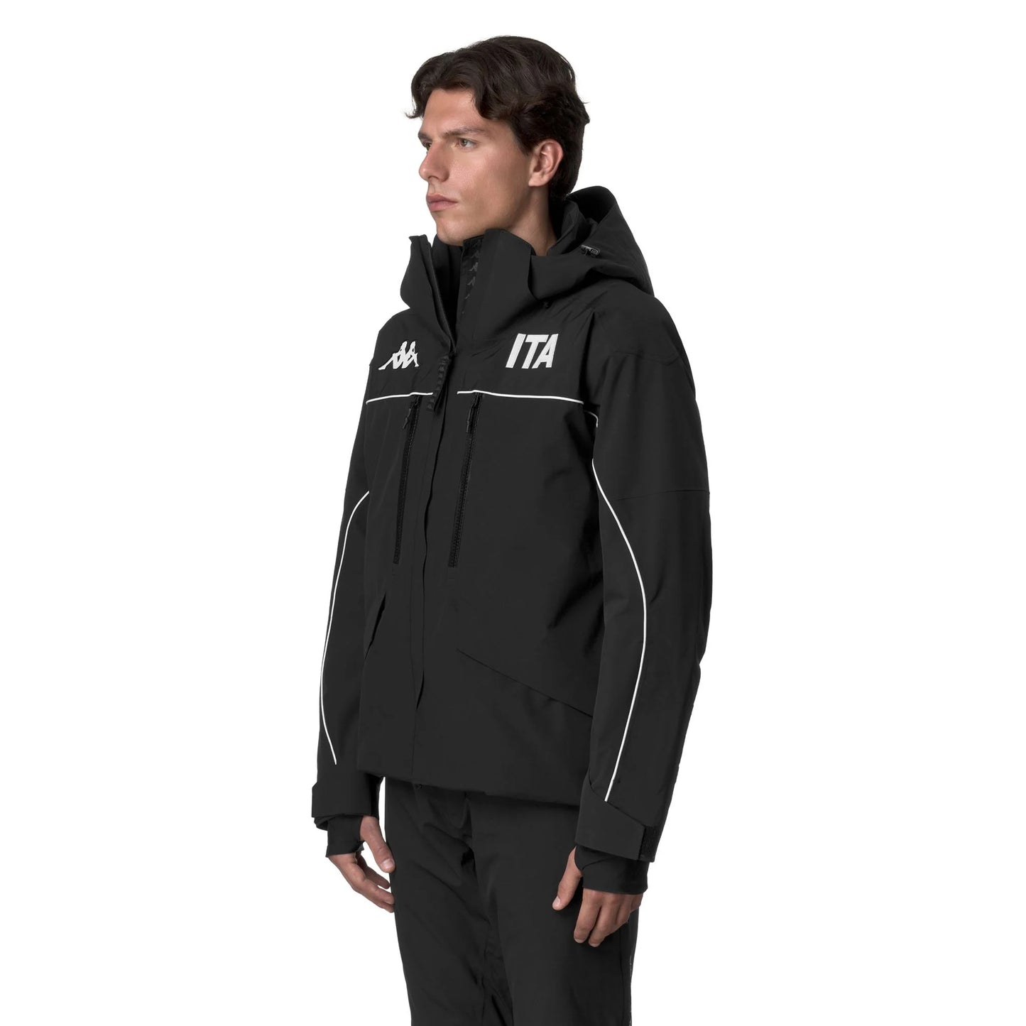 KAPPA - Giacca da Sci 6CENTO 602FP ITA Black WH